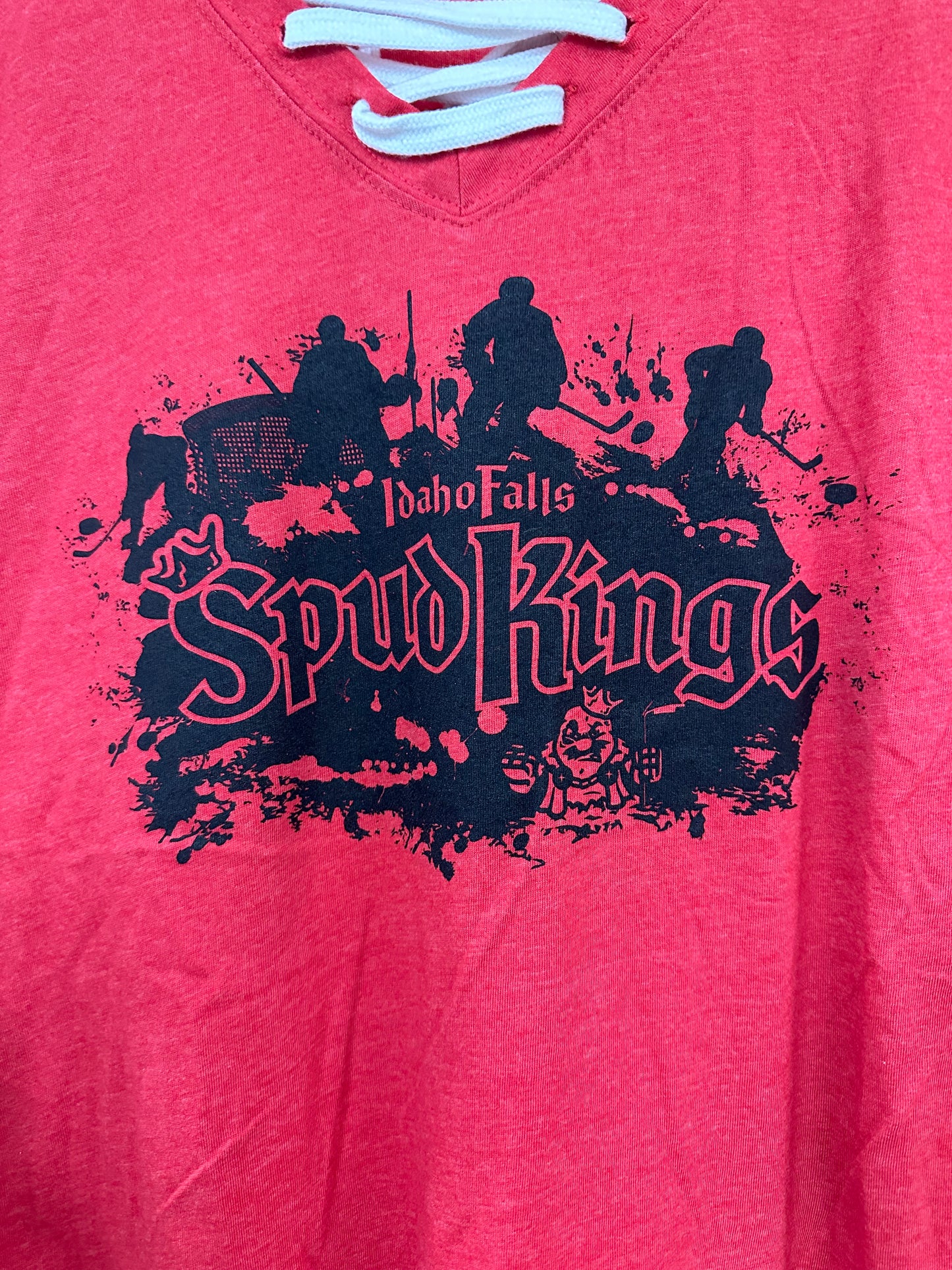 Women's Red Lace Up - IF Spud Kings