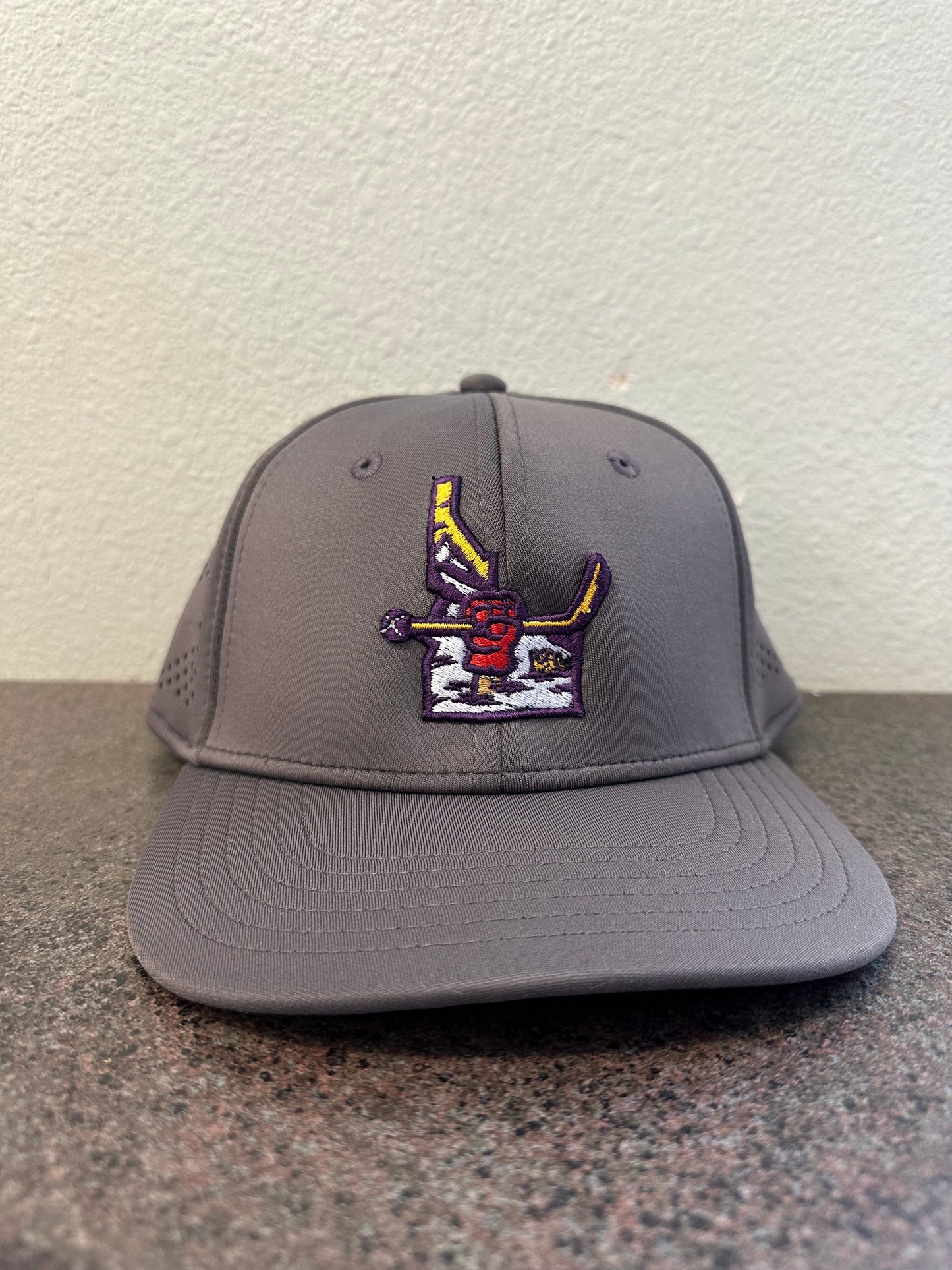 Graphite Flex Fit Hat - Spud Kings State Logo