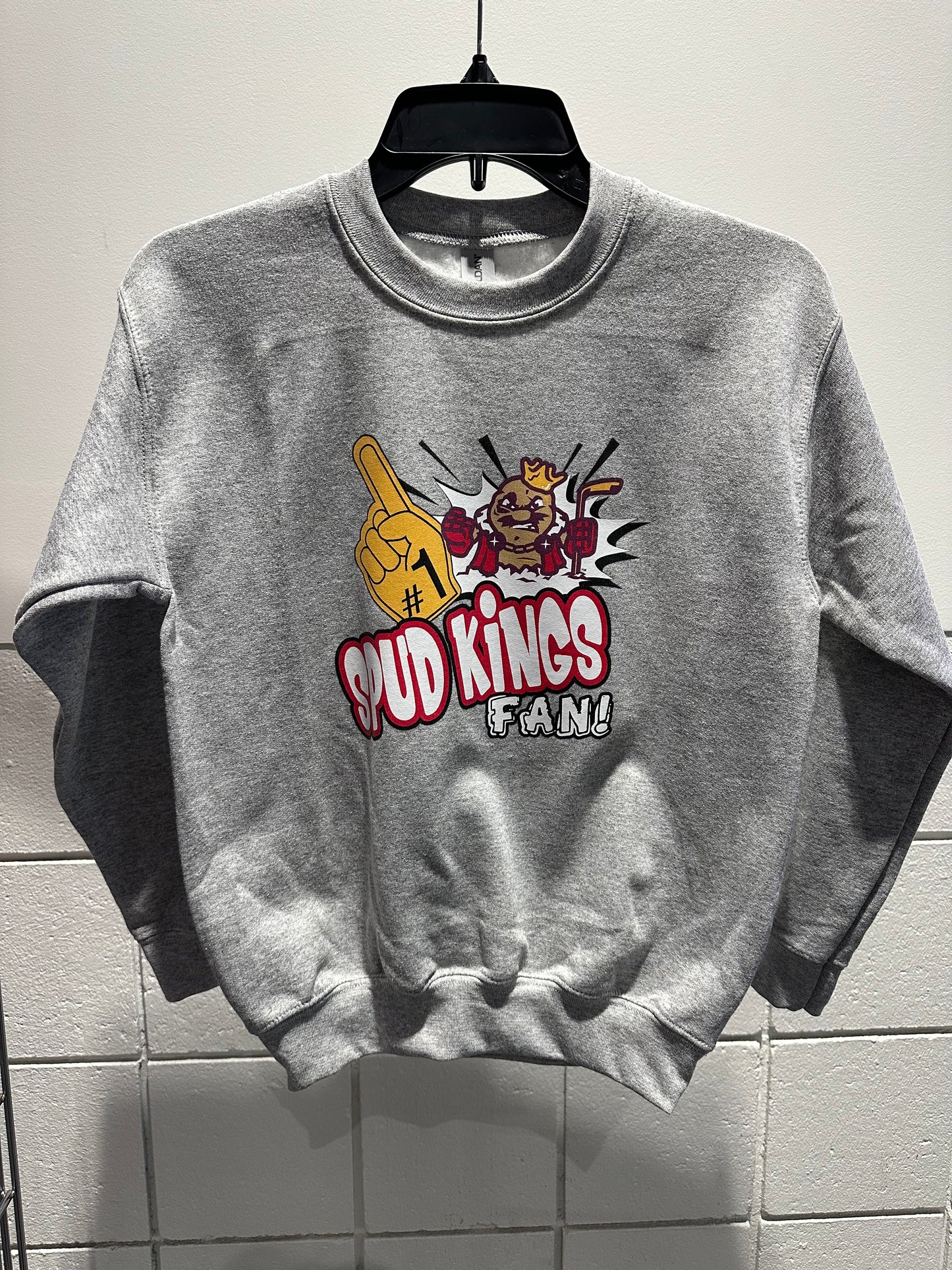 Youth #1 Spud Kings Fan Crewneck Sweatshirt