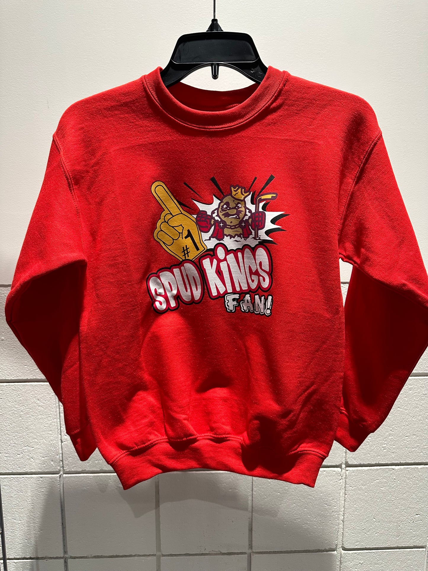 Youth #1 Spud Kings Fan Crewneck Sweatshirt