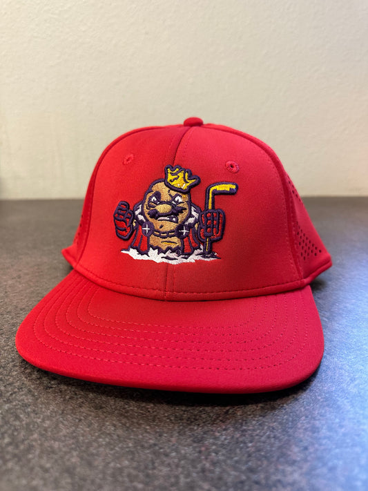 Red Flex-Fit Hat - Primary Logo