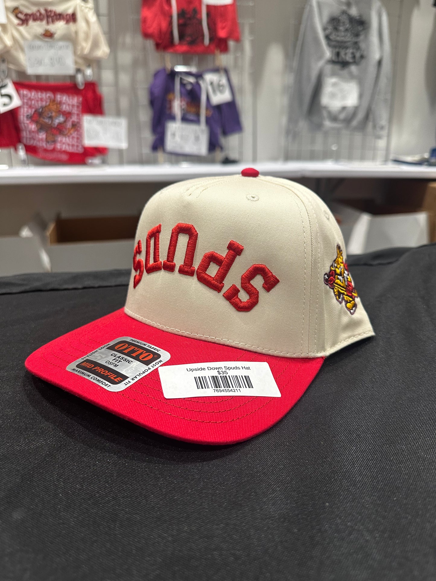 Upside Down Spuds Adjustable Hat
