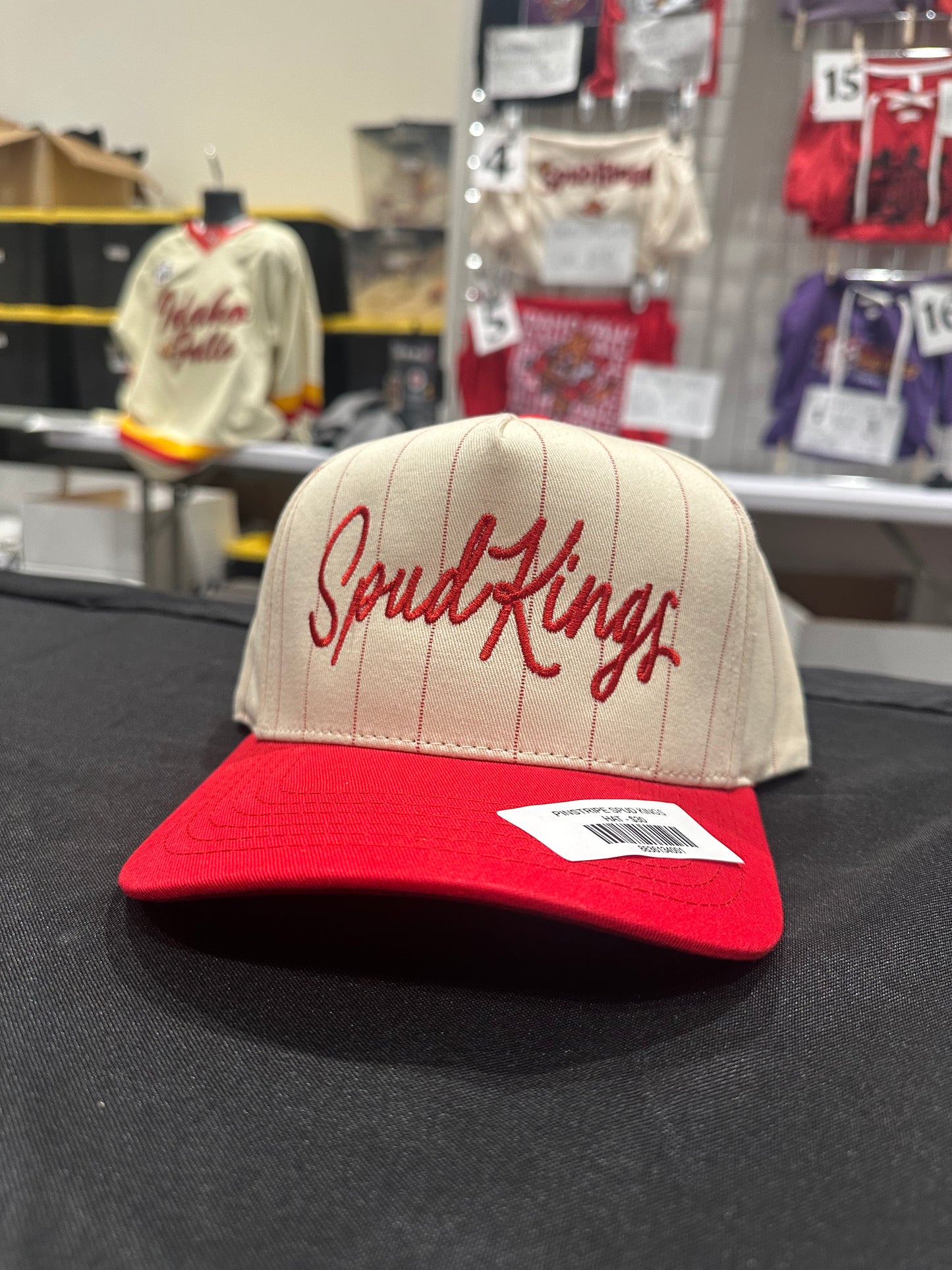 Pinstripe SpudKings Hat
