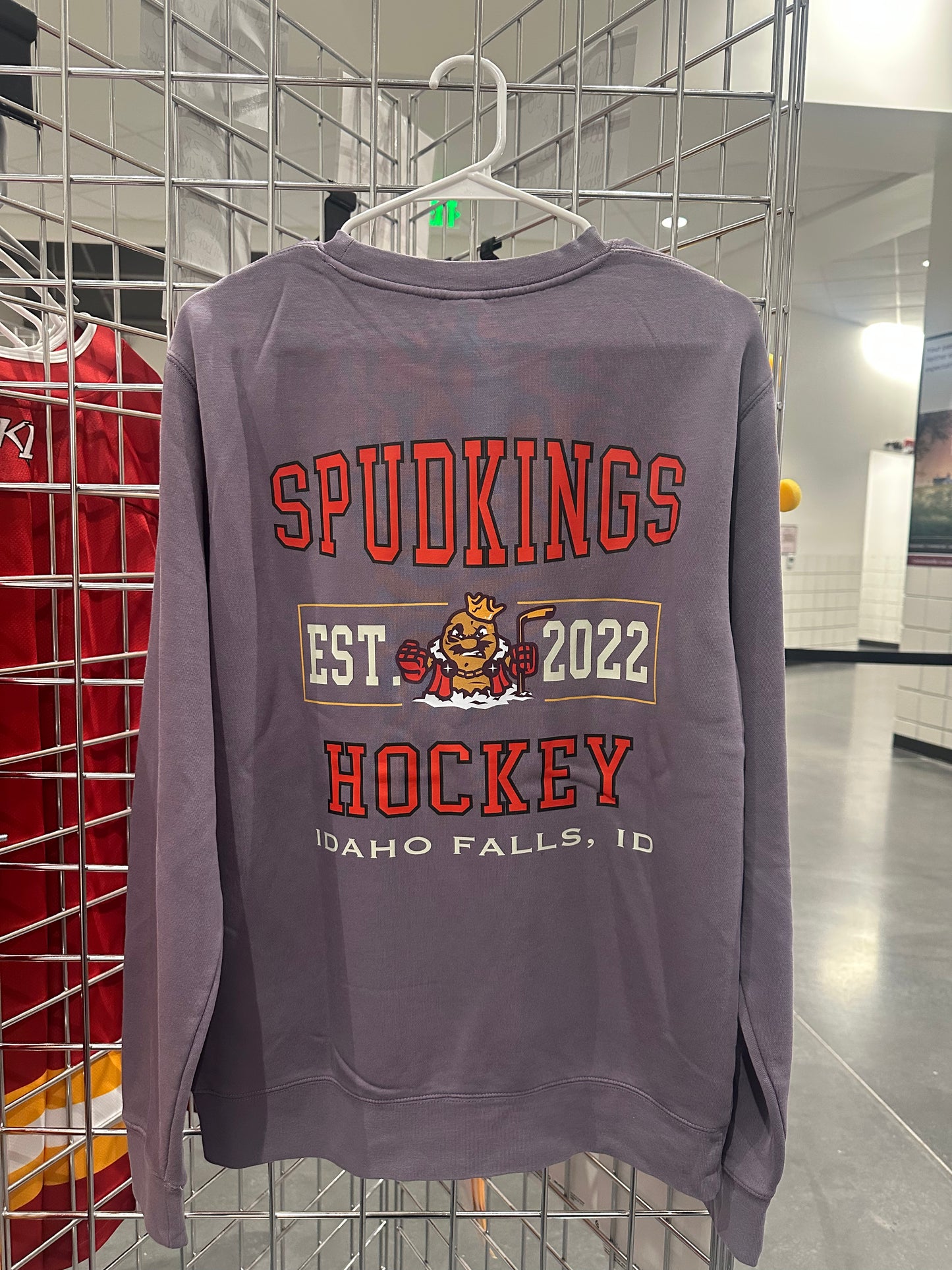 Plum Pocket Crewneck