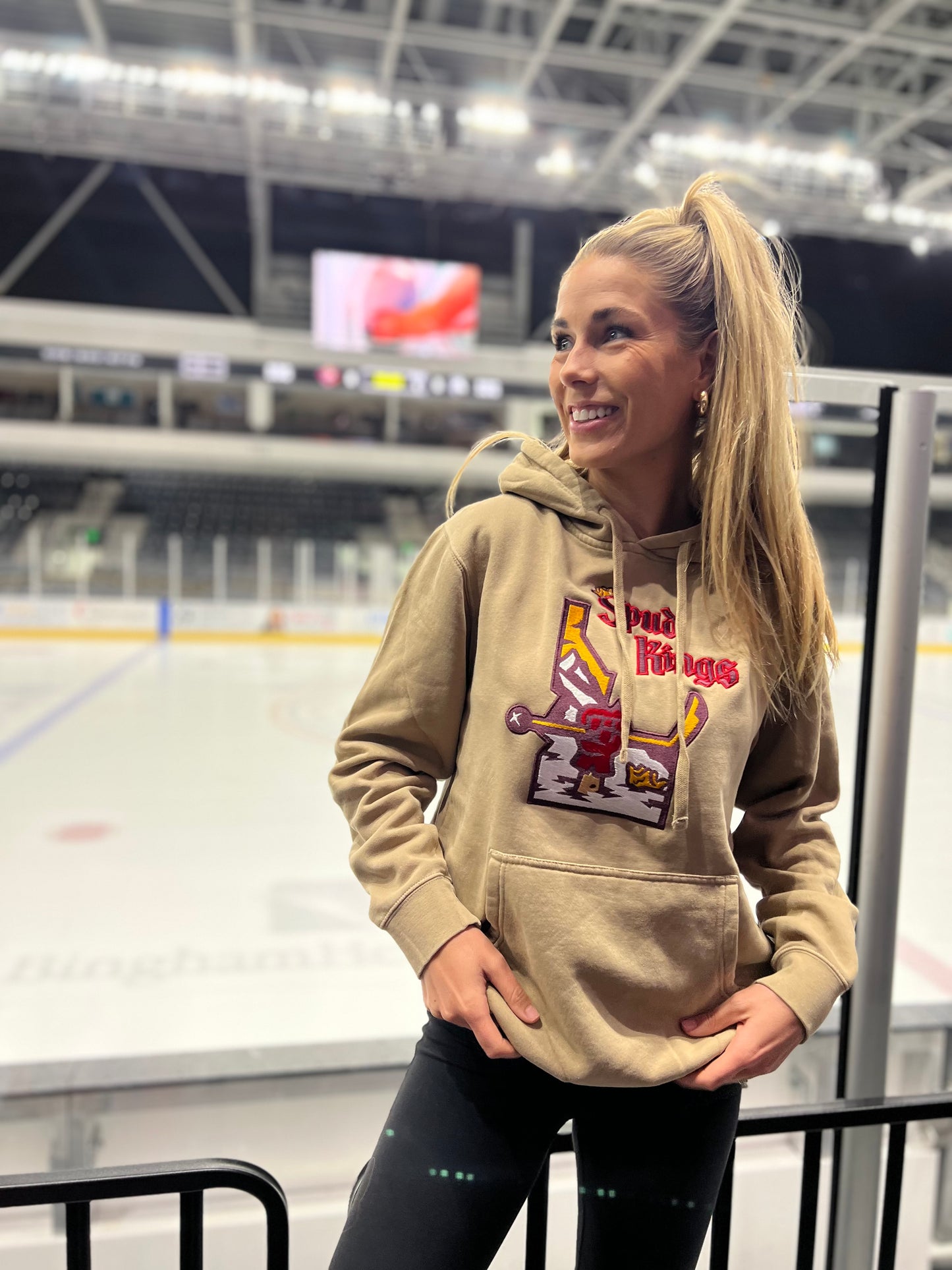 Sandstone Pigment Dye Hooded Sweatshirt