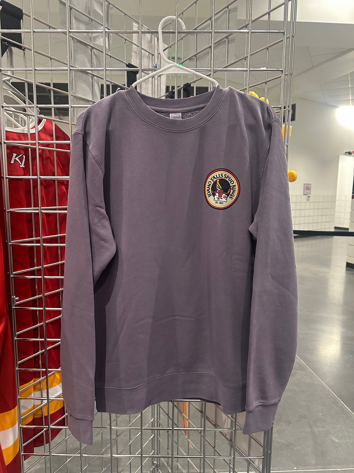 Plum Pocket Crewneck