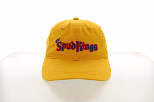 Yellow Dad Hat - Spud Kings Lettering