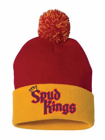 Red& Yellow Spud Kings Palm Beanie